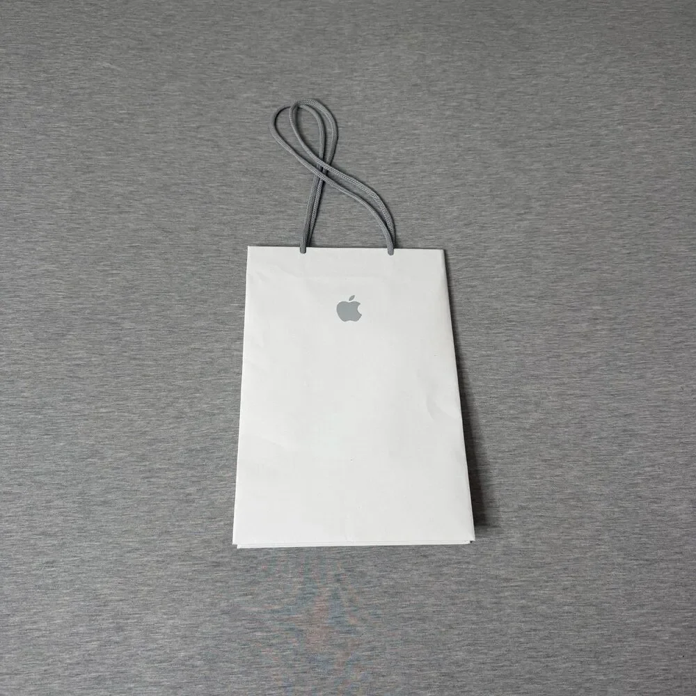 Apple Store 8”x11” White Gift Bag